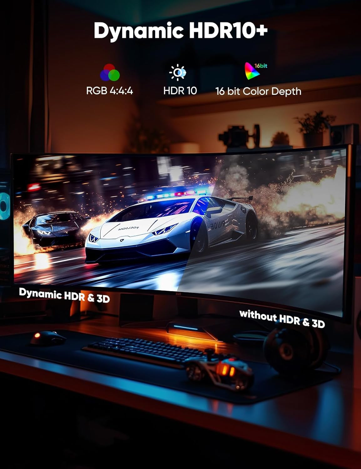 8K Displayport 1.4 Cable, VESA Certified 6.6FT DP Cord (8K@60Hz, 4K@144Hz, 2K@240Hz/165Hz), 32.4Gbps High Speed Display Port Cable for Gaming Monitor, Hdr/Freesync/G-Sync, Braided, Grey